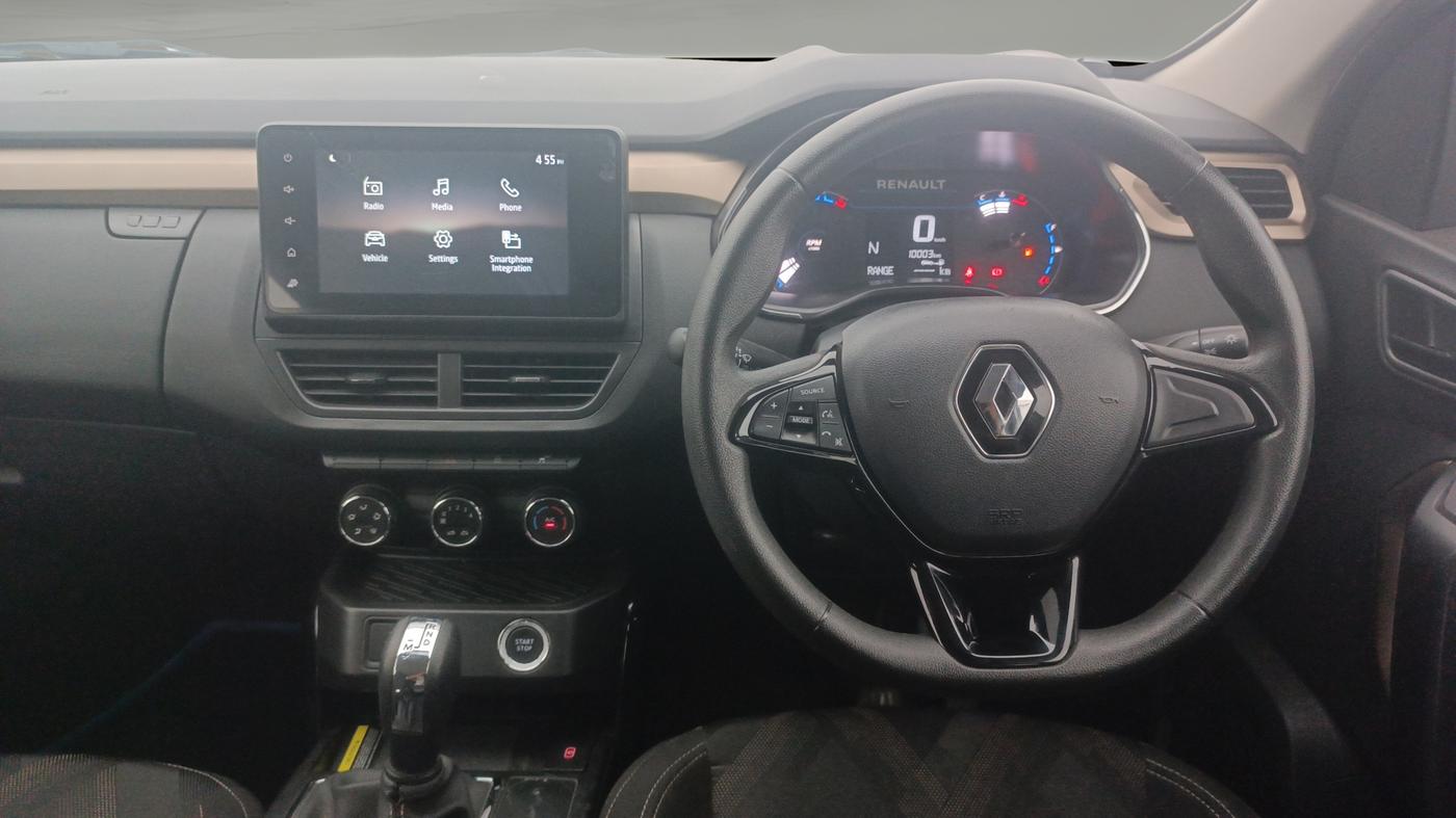 2023 Renault Kiger RXT (O) AMT, Petrol, Automatic, 10,002 km, Steering Wheel Close Up