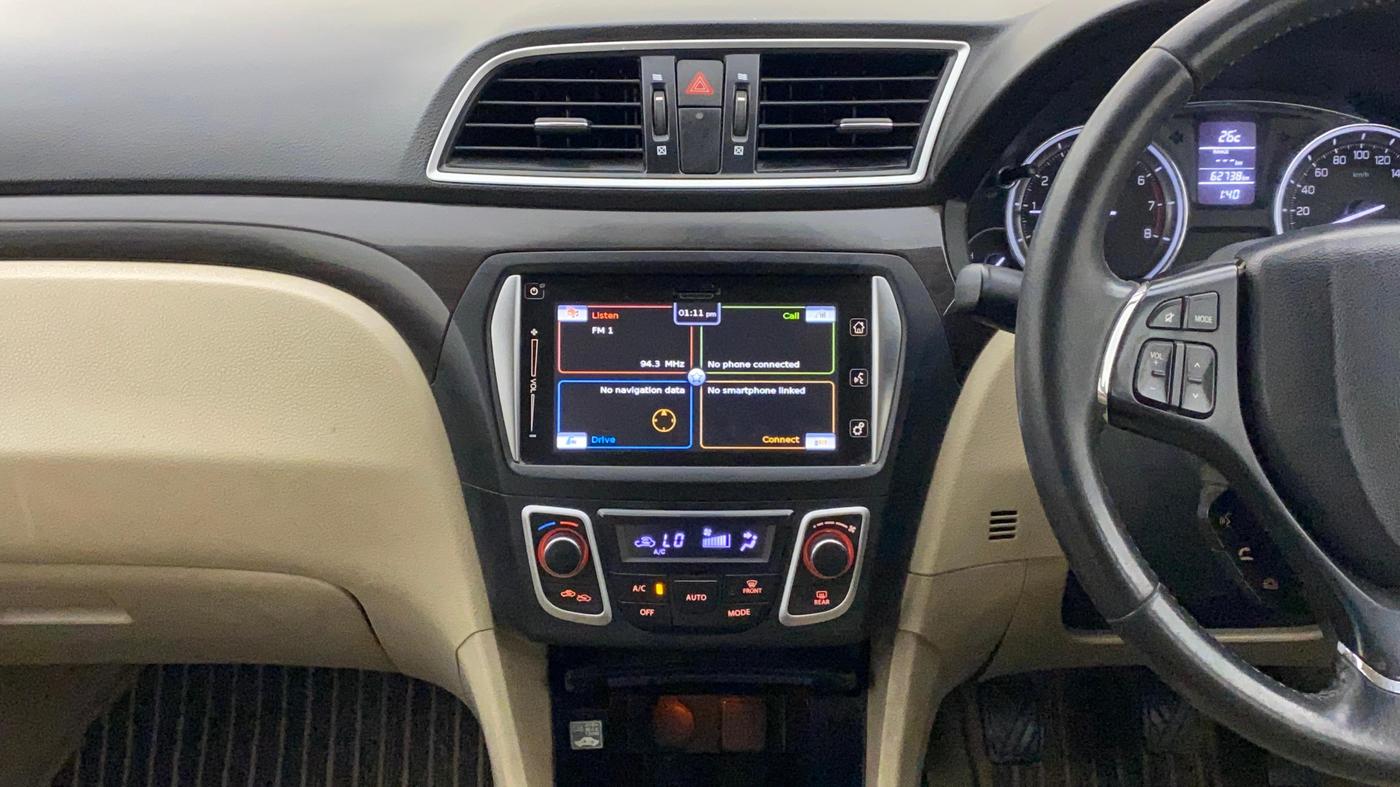 2018 Maruti Ciaz ALPHA 1.4 PETROL, Petrol, Manual, 62,759 km, Air Conditioner
