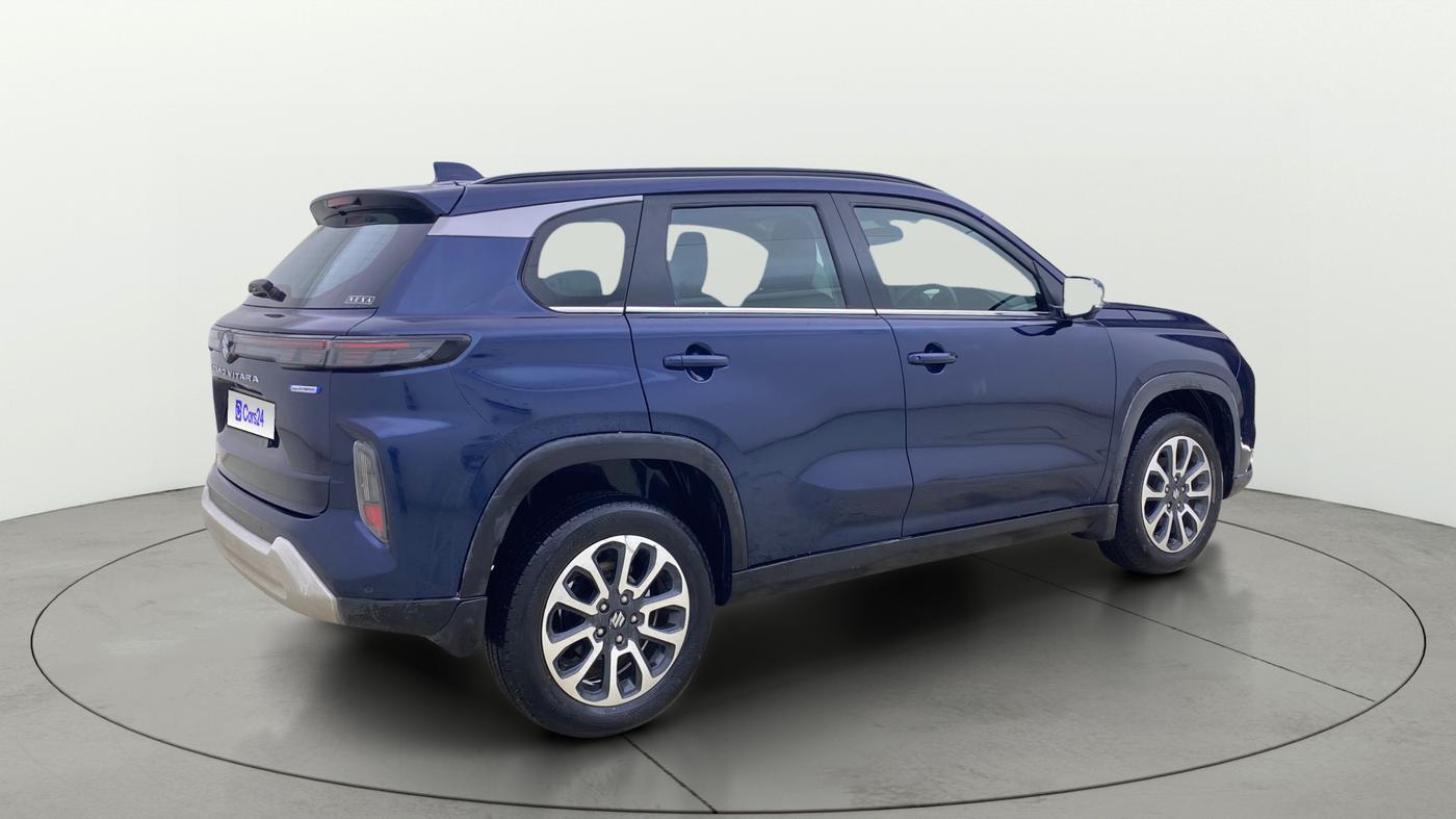 2024 Maruti Grand Vitara ALPHA SMART HYBRID AT, Petrol, Automatic, 27,304 km, Right Back Diagonal