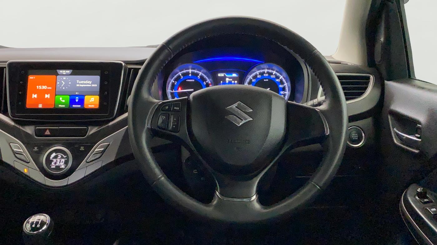 2021 Maruti Baleno ALPHA PETROL 1.2, Petrol, Manual, 21,545 km, Steering Wheel Close Up