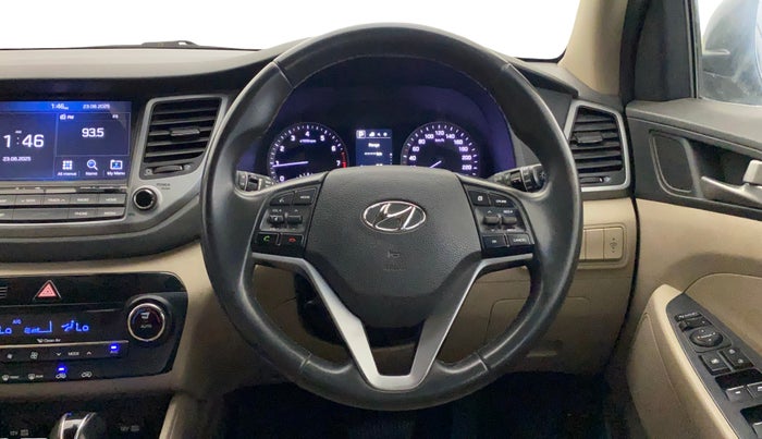 2019 Hyundai Tucson GLS 2WD AT PETROL, Petrol, Automatic, 94,537 km, Steering Wheel Close Up