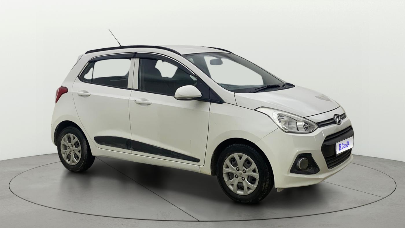 2015 Hyundai Grand i10 SPORTZ 1.2 KAPPA VTVT, Petrol, Manual, 30,336 km, Right Front Diagonal