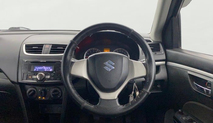 2014 Maruti Swift VXI, Petrol, Manual, 92,804 km, Steering Wheel Close Up