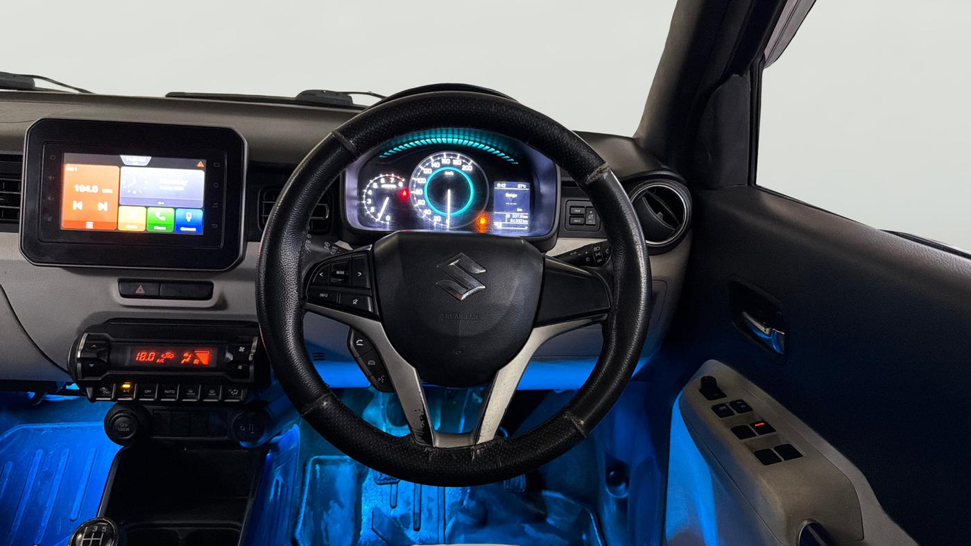 2020 Maruti IGNIS ALPHA 1.2, Petrol, Manual, 61,298 km, Steering Wheel Close Up