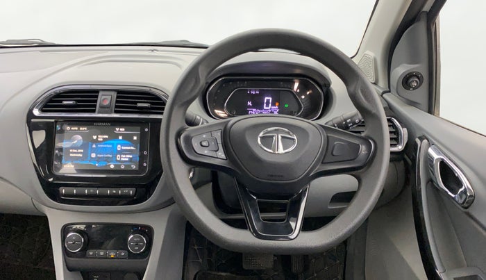 2021 Tata TIGOR XZA PLUS PETROL, Petrol, Automatic, 27,465 km, Steering Wheel Close Up