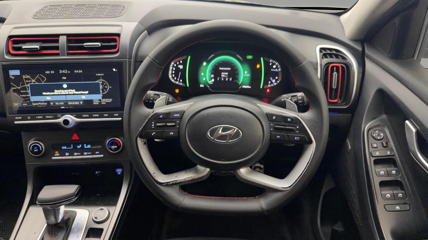 2020 Hyundai Creta SX (O) 1.4 TURBO DCT, Petrol, Automatic, 49,612 km, Steering Wheel Close Up