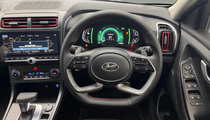 2020 Hyundai Creta SX (O) 1.4 TURBO DCT, Petrol, Automatic, 49,612 km, Steering Wheel Close Up