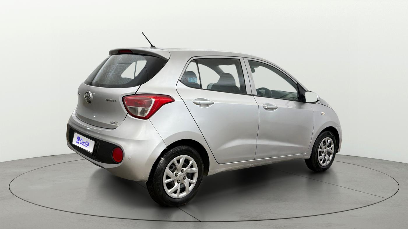 2017 Hyundai Grand i10 SPORTZ 1.2 KAPPA VTVT, Petrol, Manual, 59,928 km, Right Back Diagonal