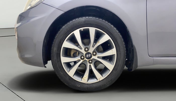 2014 Hyundai Verna FLUIDIC 1.6 CRDI SX, Diesel, Manual, 1,46,813 km, Left Front Wheel