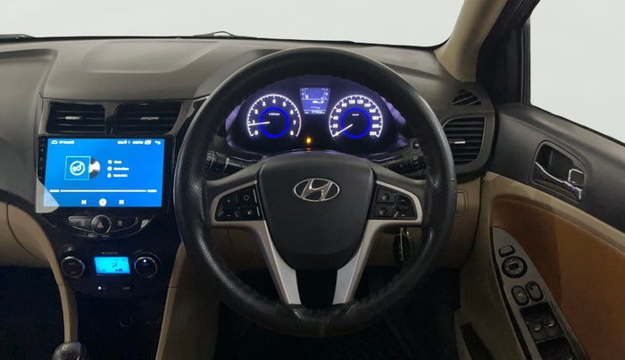 2013 Hyundai Verna FLUIDIC 1.6 VTVT SX, Petrol, Manual, 77,894 km, Steering Wheel Close Up
