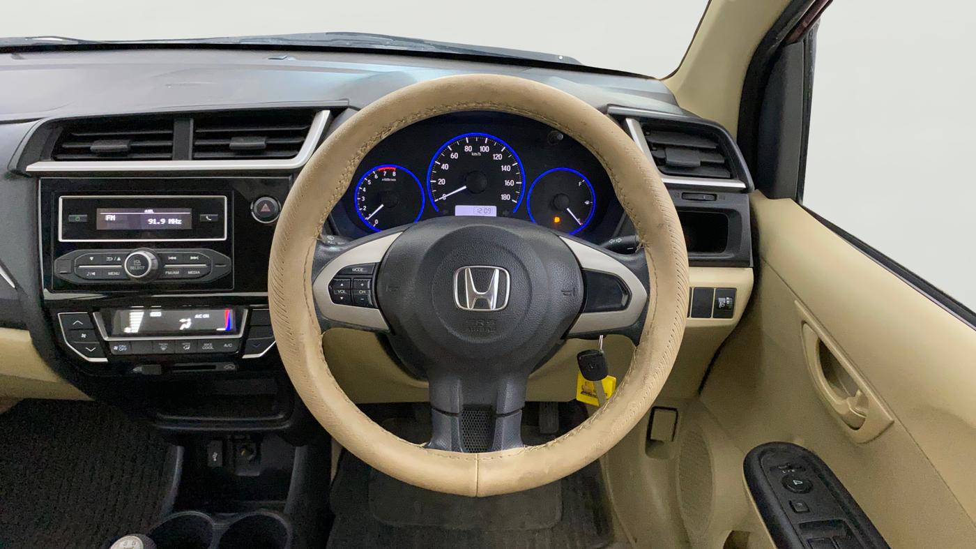 2017 Honda Amaze 1.2L I-VTEC S OPT, Petrol, Manual, 37,789 km, Steering Wheel Close Up