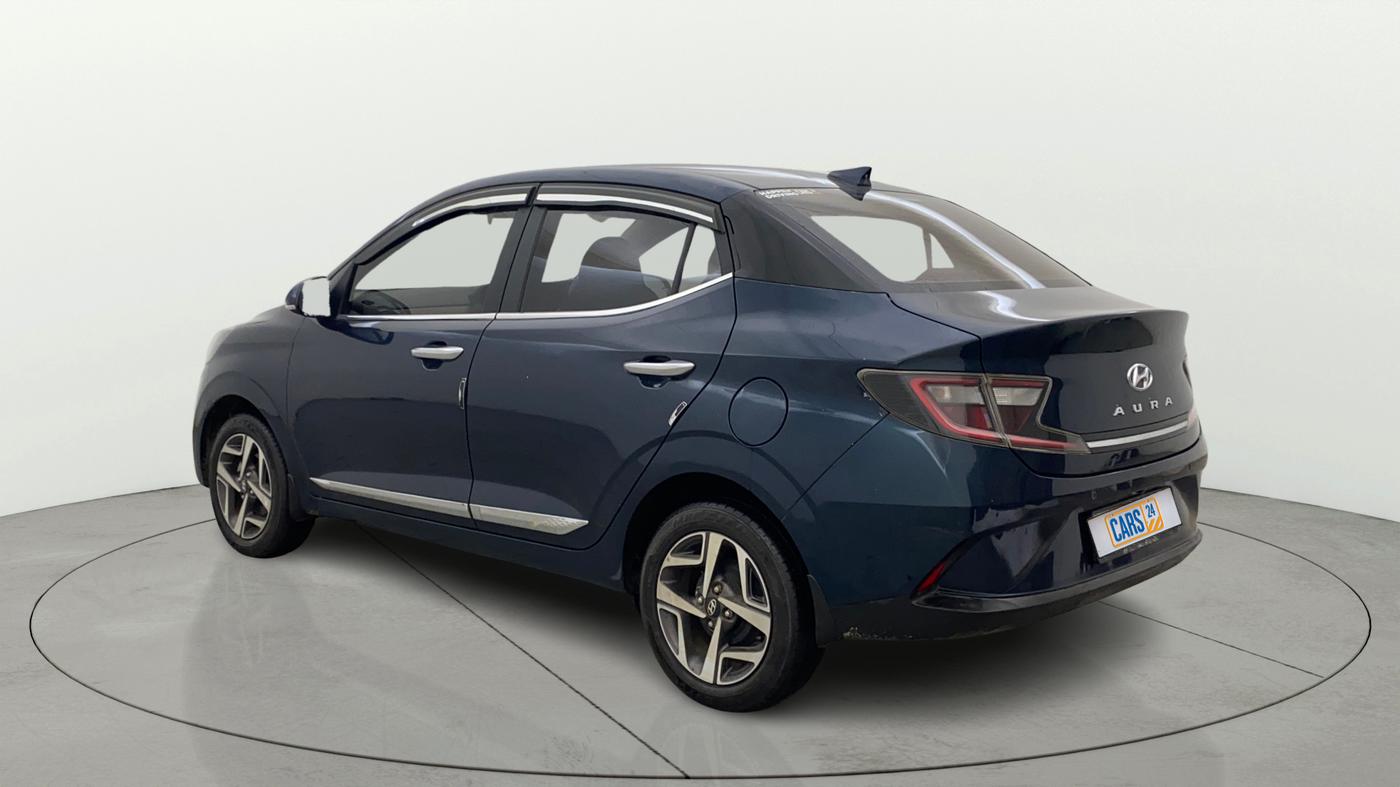2022 Hyundai AURA SX 1.2 CNG, CNG, Manual, 58,723 km, Left Back Diagonal
