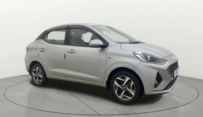 2021 Hyundai AURA SX PLUS 1.2 AMT, Petrol, Automatic, 32,980 km, Right Front Diagonal