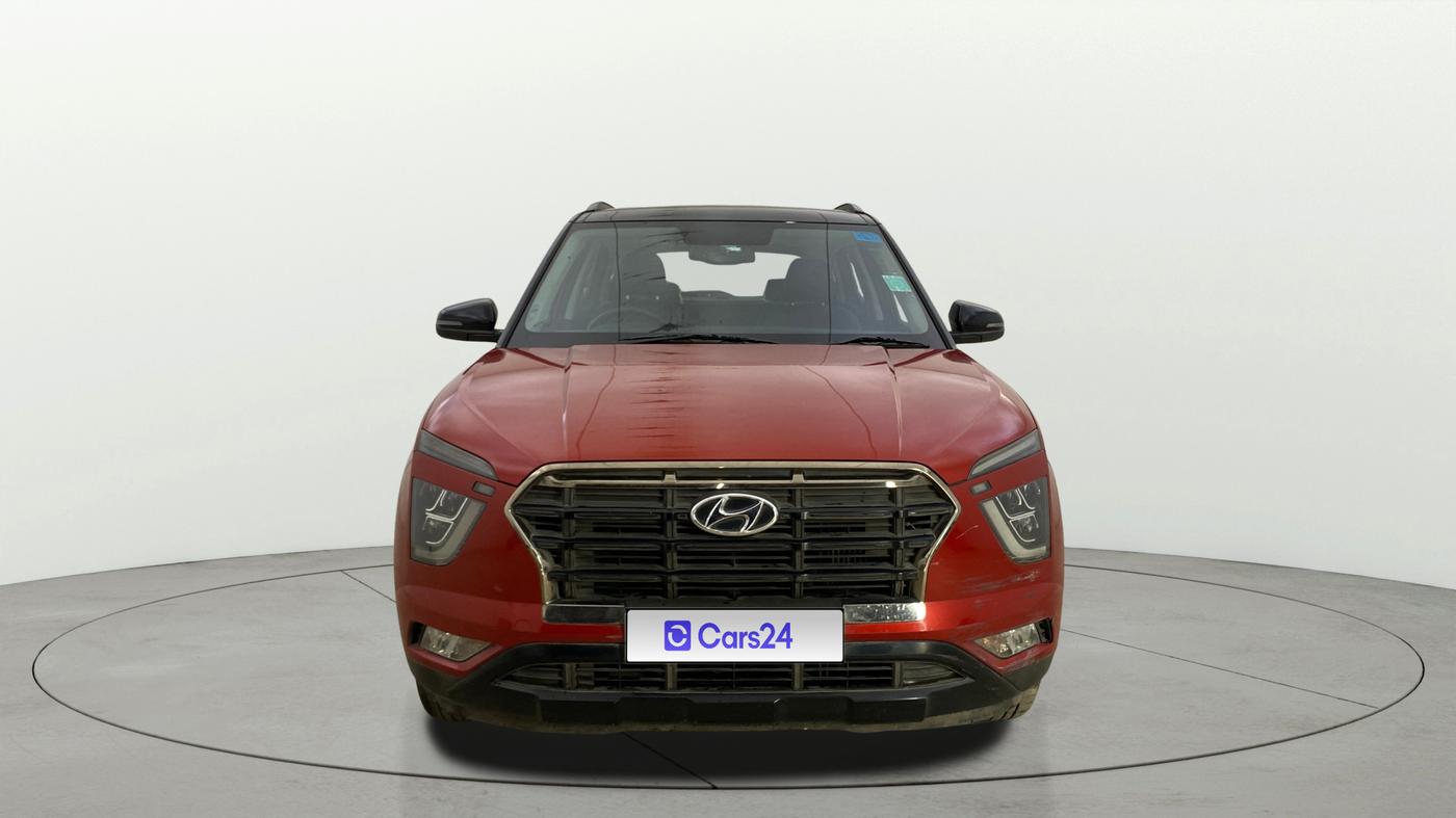 2021 Hyundai Creta SX (O) 1.4 TURBO DCT DUAL TONE, Petrol, Automatic, 29,416 km, Front