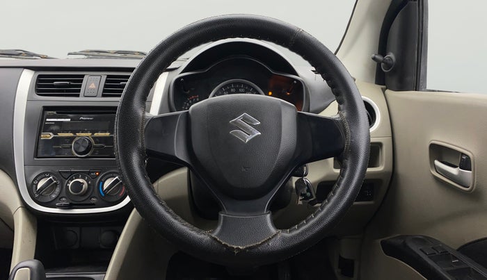 2015 Maruti Celerio VXI AMT, Petrol, Automatic, 48,015 km, Steering Wheel Close Up
