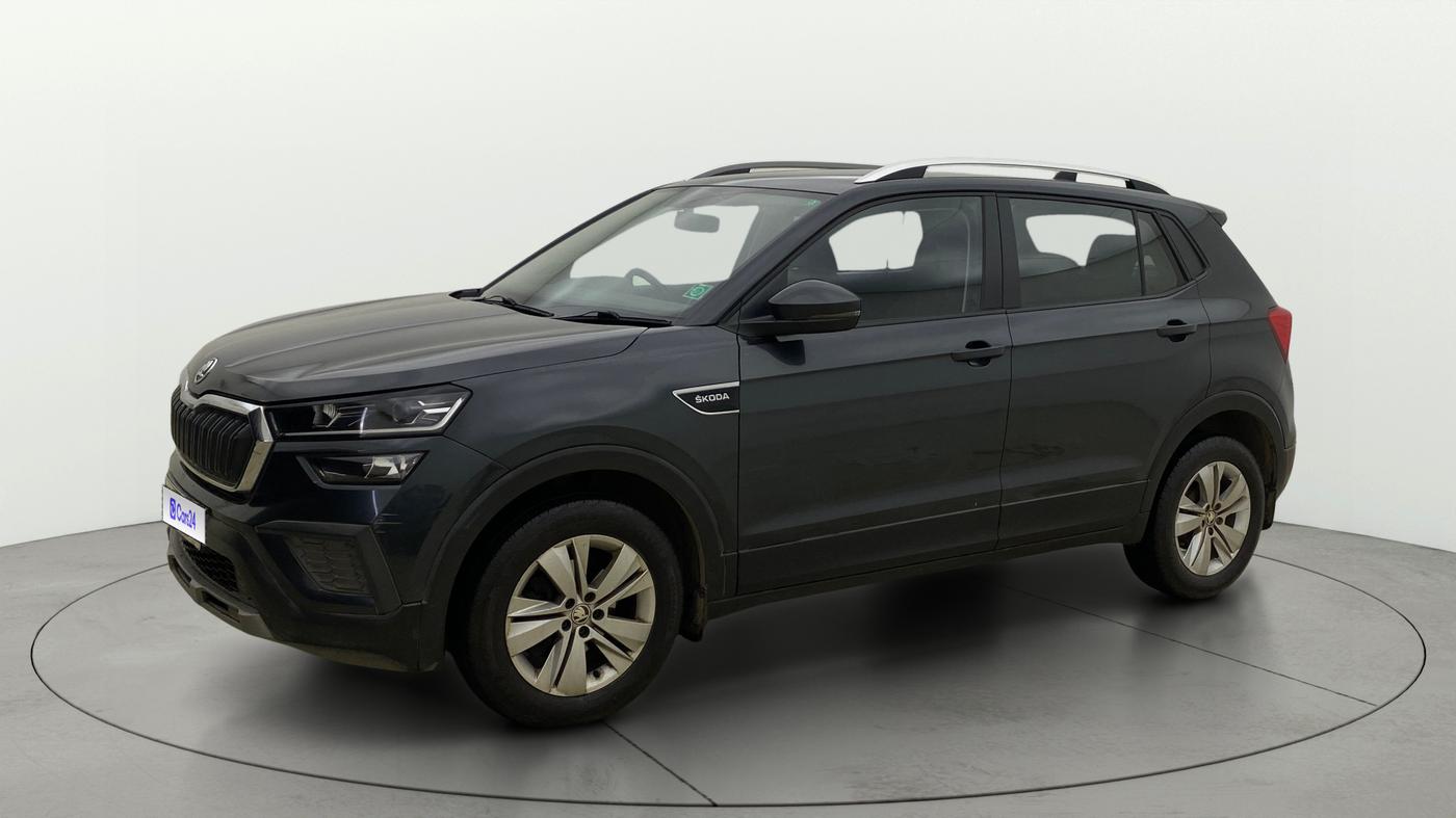 2022 Skoda KUSHAQ AMBITION 1.0L TSI AT, Petrol, Automatic, 36,528 km, Left Front Diagonal