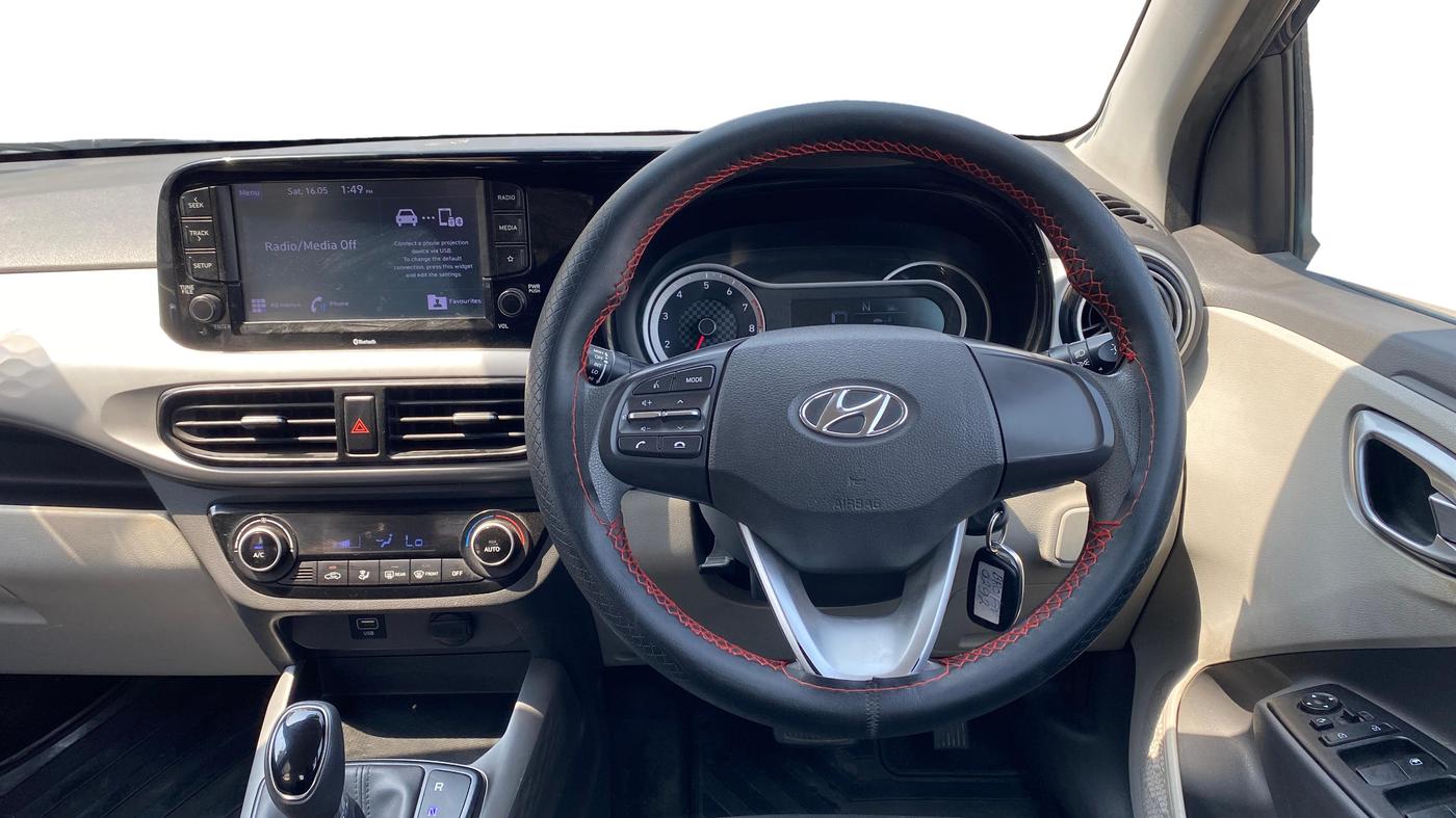 2022 Hyundai GRAND I10 NIOS SPORTZ AMT 1.2 KAPPA VTVT, Petrol, Automatic, 39,076 km, Steering Wheel Close Up
