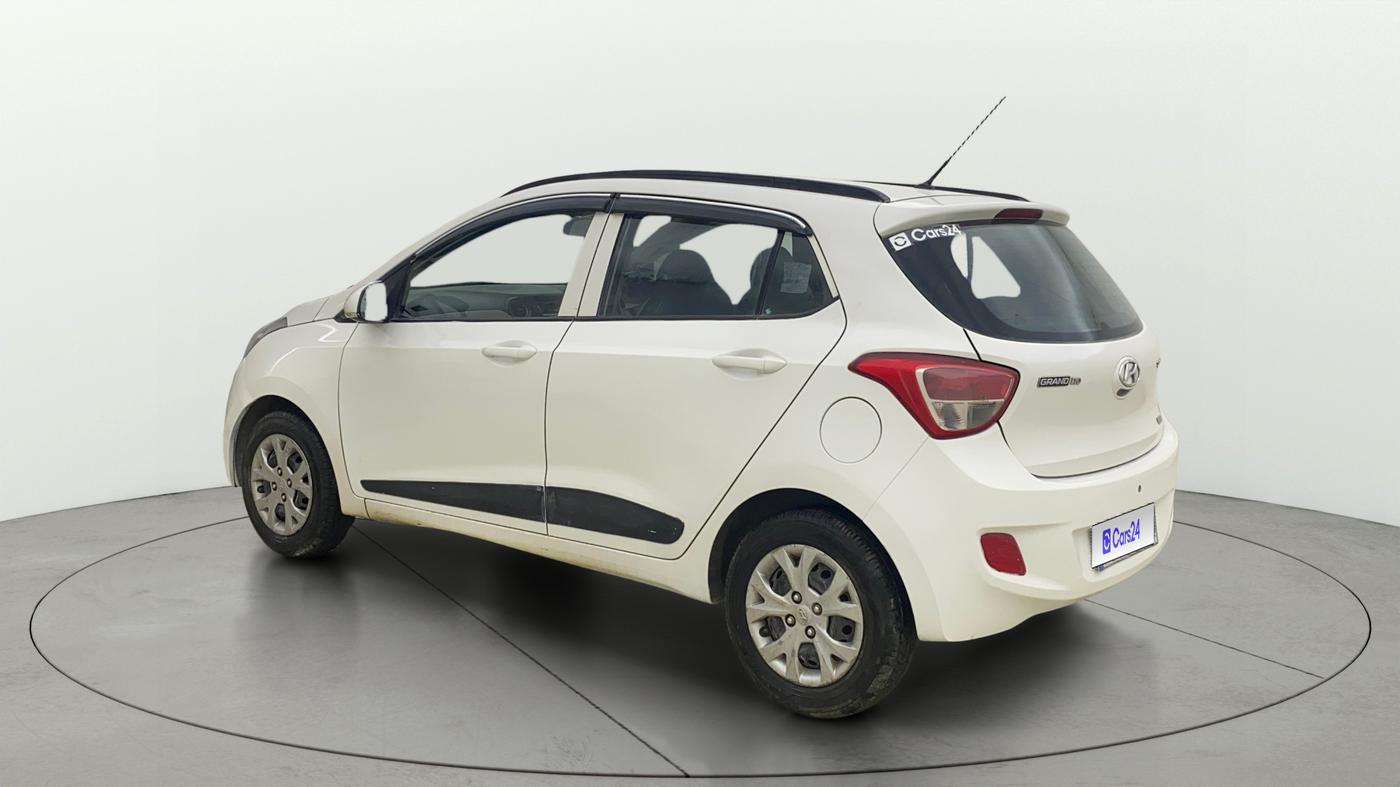 2015 Hyundai Grand i10 SPORTZ 1.2 KAPPA VTVT, Petrol, Manual, 30,336 km, Left Back Diagonal