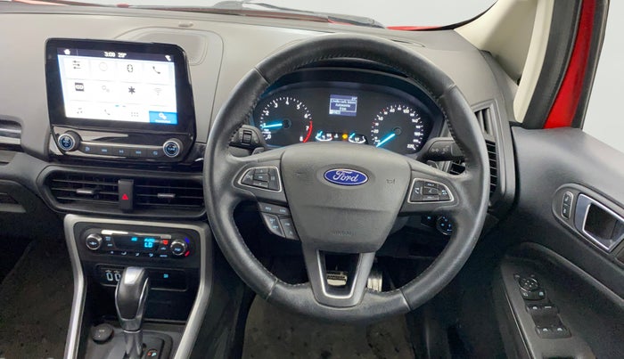 2018 Ford Ecosport TITANIUM + 1.5L PETROL AT, Petrol, Automatic, 30,905 km, Steering Wheel Close Up