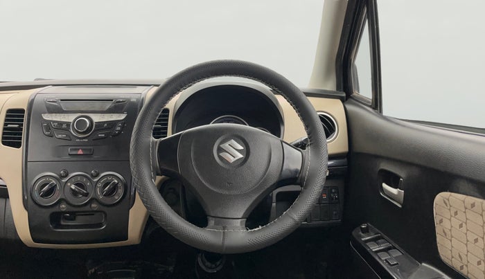 2017 Maruti Wagon R 1.0 VXI, Petrol, Manual, 43,590 km, Steering Wheel Close Up