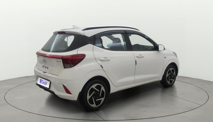 2024 Hyundai GRAND I10 NIOS SPORTZ AMT 1.2 KAPPA VTVT, Petrol, Automatic, 42,465 km, Right Back Diagonal