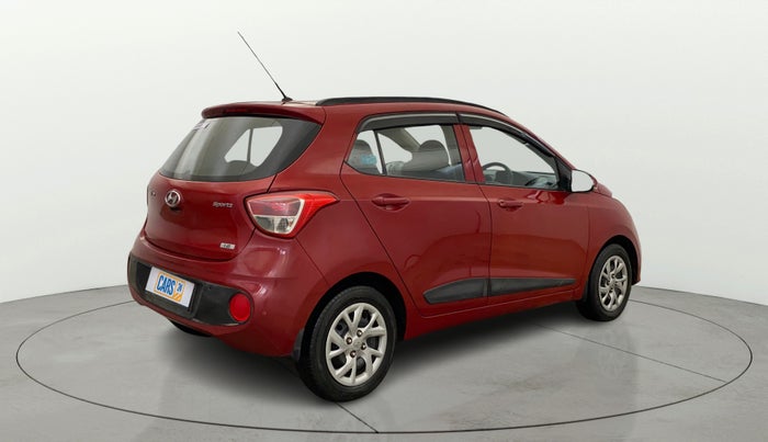2017 Hyundai Grand i10 SPORTZ (O) 1.2 KAPPA VTVT, CNG, Manual, 63,119 km, Right Back Diagonal