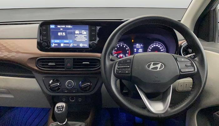 2024 Hyundai AURA SX 1.2 CNG, CNG, Manual, 37,225 km, Steering Wheel Close Up