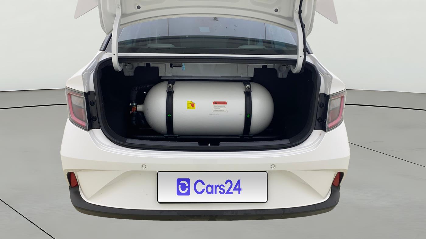 2025 Hyundai AURA SX 1.2 CNG, CNG, Manual, 12,818 km, Boot Open Zoomed View