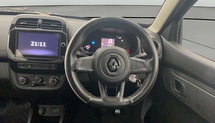 2022 Renault Kwid RXT 1.0 AMT, Petrol, Automatic, 15,747 km, Steering Wheel Close Up