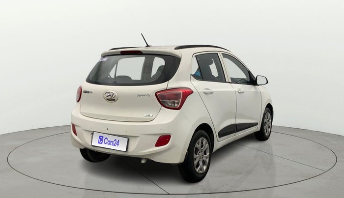 2015 Hyundai Grand i10 SPORTZ 1.2 KAPPA VTVT, Petrol, Manual, 95,057 km, Right Back Diagonal
