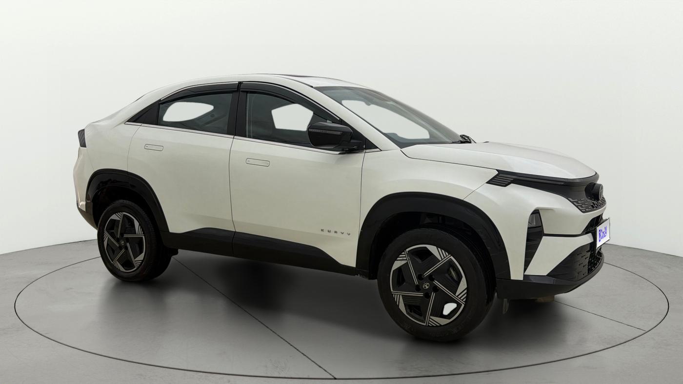 2025 Tata Curvv Pure Plus S 1.2 Petrol 6MT, Petrol, Manual, 18,581 km, Right Front Diagonal