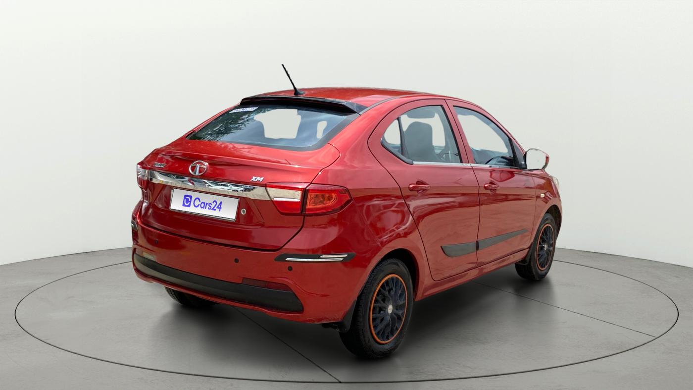 2018 Tata TIGOR XM PETROL, CNG, Manual, 92,069 km, Right Back Diagonal