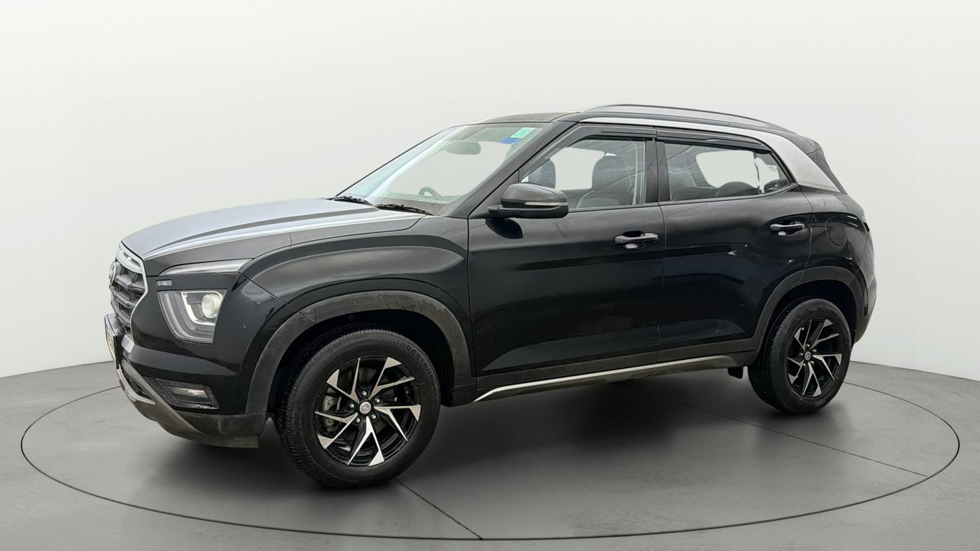 2021 Hyundai Creta EX 1.5 PETROL, Petrol, Manual, 51,236 km, Left Front Diagonal