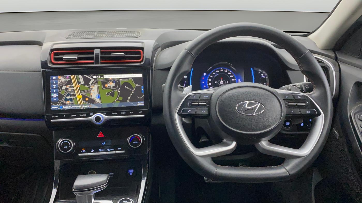 2023 Hyundai Creta SX (O) 1.4 TURBO DCT, Petrol, Automatic, 67,283 km, Steering Wheel Close Up