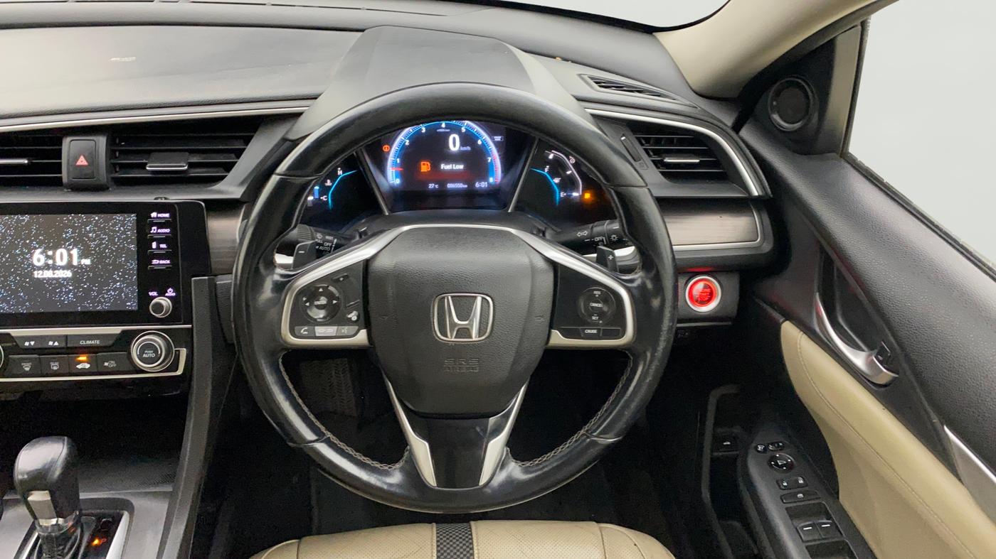 2019 Honda Civic 1.8L I-VTEC ZX CVT, Petrol, Automatic, 86,549 km, Steering Wheel Close Up