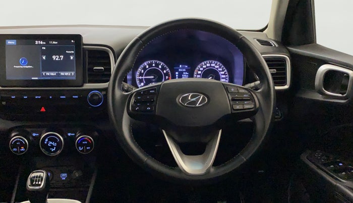 2019 Hyundai VENUE SX 1.0 (O) TURBO, Petrol, Manual, 40,934 km, Steering Wheel Close Up