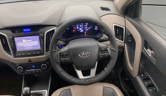 2017 Hyundai Creta SX PLUS 1.6 PETROL, Petrol, Manual, 70,971 km, Steering Wheel Close Up
