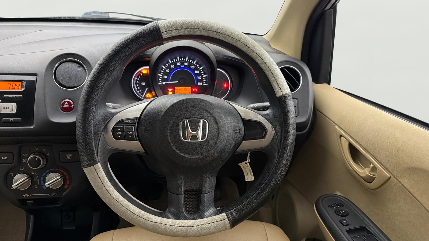 2016 Honda Brio S MT, Petrol, Manual, 28,915 km, Steering Wheel Close Up