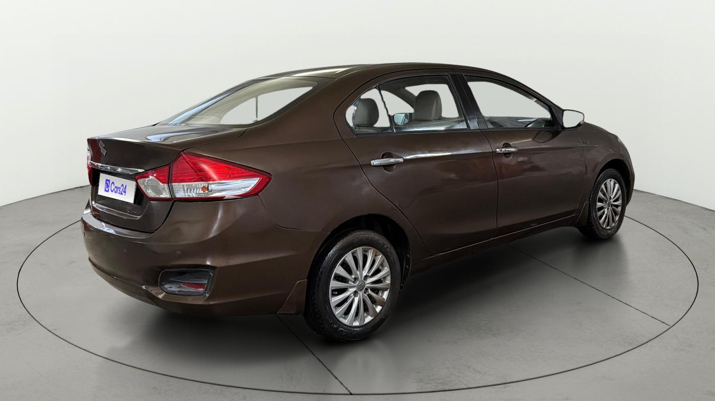 2017 Maruti Ciaz ZETA 1.4  MT PETROL, Petrol, Manual, 90,694 km, Right Back Diagonal