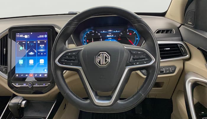 2021 MG HECTOR SHARP 1.5 PETROL CVT, Petrol, Automatic, 50,581 km, Steering Wheel Close Up