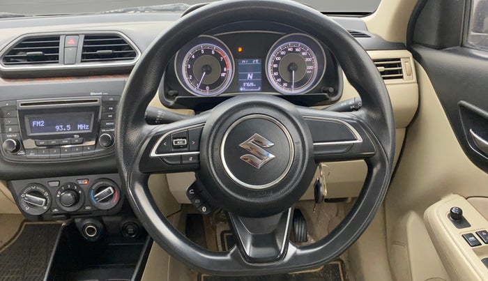 2018 Maruti Dzire VXI AMT, Petrol, Automatic, 97,595 km, Steering Wheel Close Up