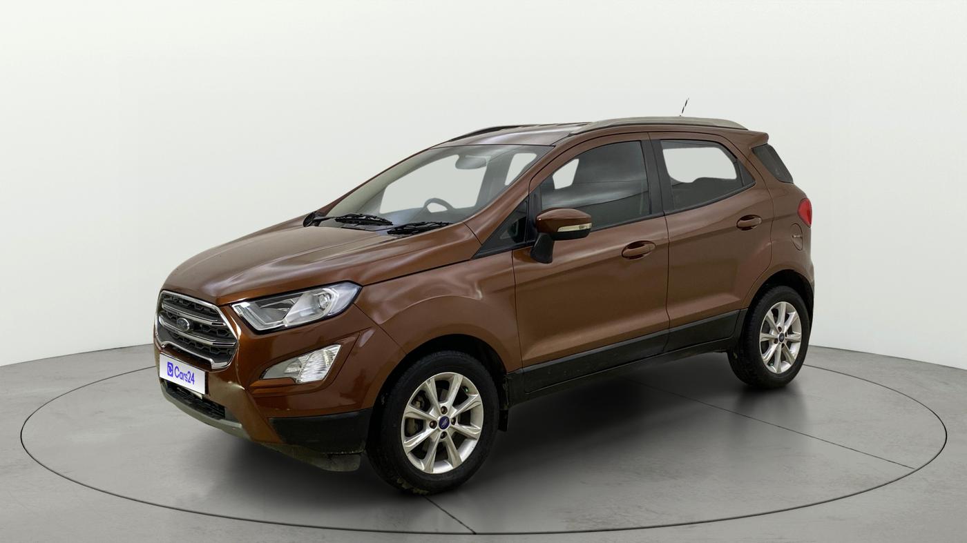 2019 Ford Ecosport TITANIUM 1.5L DIESEL, Diesel, Manual, 1,09,199 km, Left Front Diagonal
