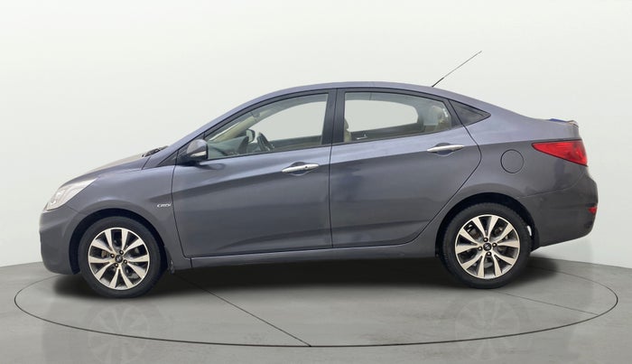 2014 Hyundai Verna FLUIDIC 1.6 CRDI SX AT, Diesel, Automatic, 99,487 km, Left Side