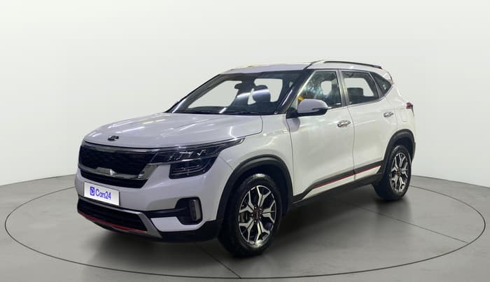 2019 KIA SELTOS GTK 1.4 PETROL, Petrol, Manual, 1,12,787 km, Left Front Diagonal
