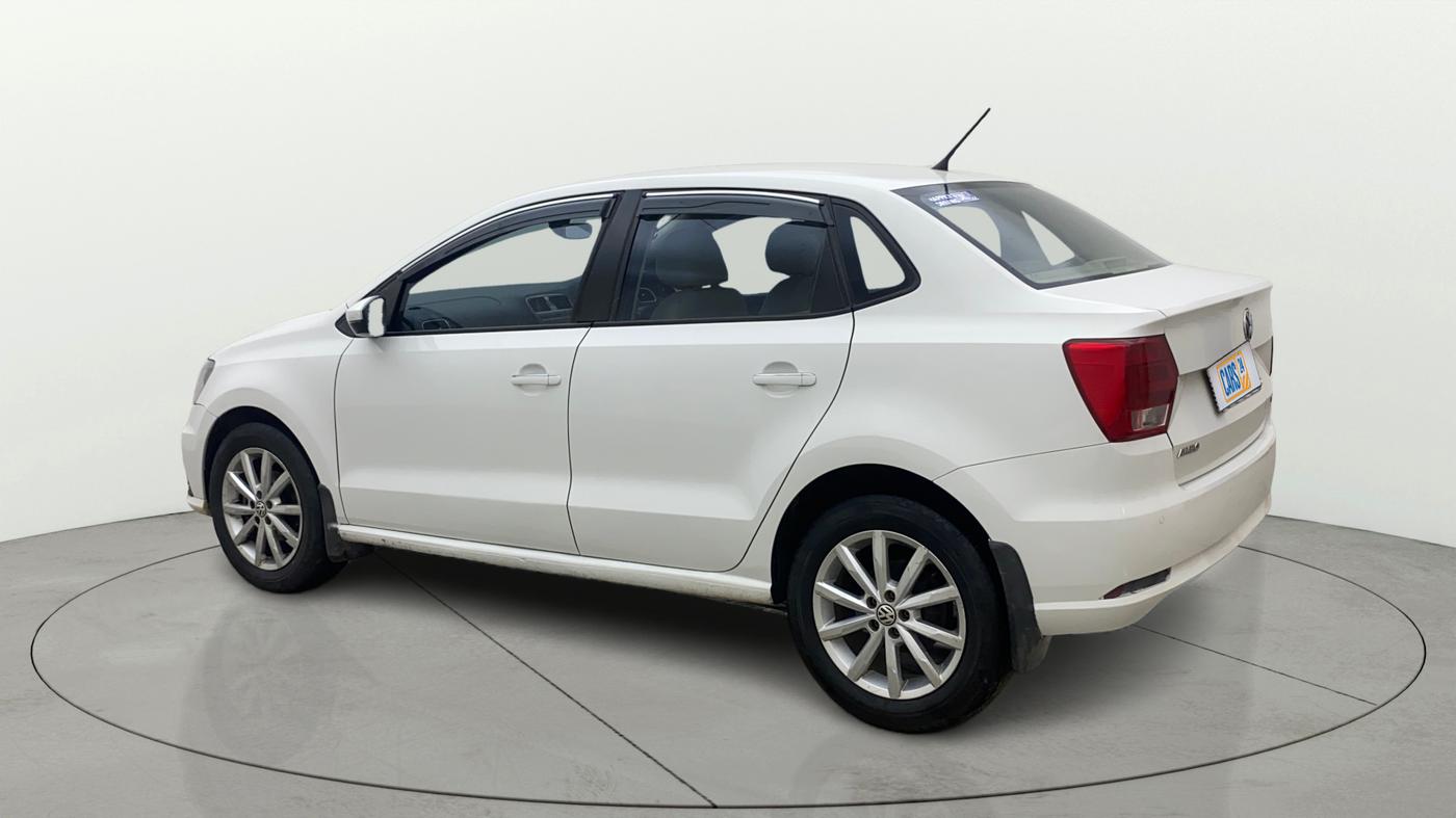 2018 Volkswagen Ameo HIGHLINE1.5L, Diesel, Manual, 1,10,747 km, Left Back Diagonal