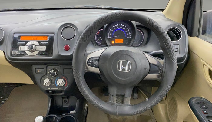 2014 Honda Amaze 1.2L I-VTEC S, Petrol, Manual, 99,082 km, Steering Wheel Close Up