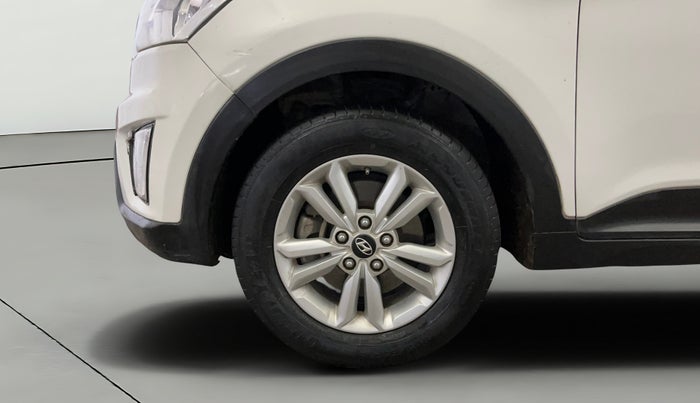 2017 Hyundai Creta E PLUS 1.6 PETROL, Petrol, Manual, 78,595 km, Left Front Wheel