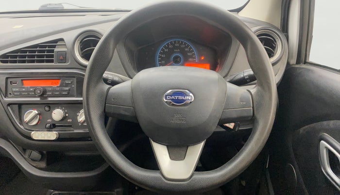 2019 Datsun Redi Go S 1.0 AMT, Petrol, Automatic, 73,399 km, Steering Wheel Close Up