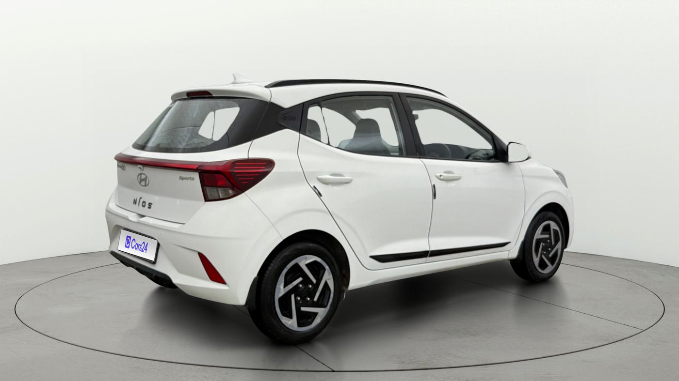 2023 Hyundai GRAND I10 NIOS SPORTZ 1.2 KAPPA VTVT, Petrol, Manual, 80,228 km, Right Back Diagonal