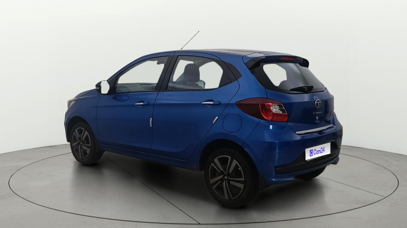 2024 Tata Tiago  XZA Plus (O), Petrol, Automatic, 6,613 km, Left Back Diagonal